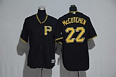 Pittsburgh Pirates #22 Andrew McCutchen Black Alternate New Cool Base Stitched Jersey,baseball caps,new era cap wholesale,wholesale hats